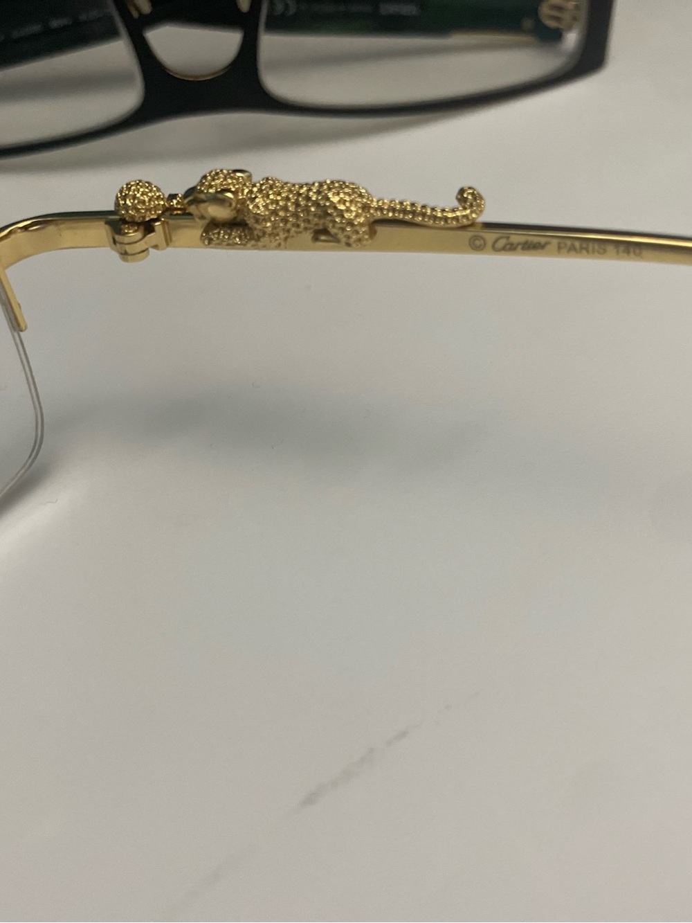 Cartier Paris 140 Eyeglasses Frames Gold Color 3168666   SKU 176 - Picture 12 of 15